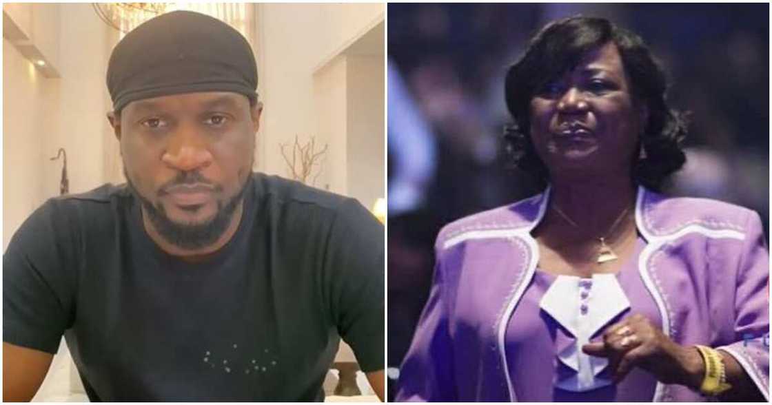 Peter Okoye, mother Peter Okoye, mother