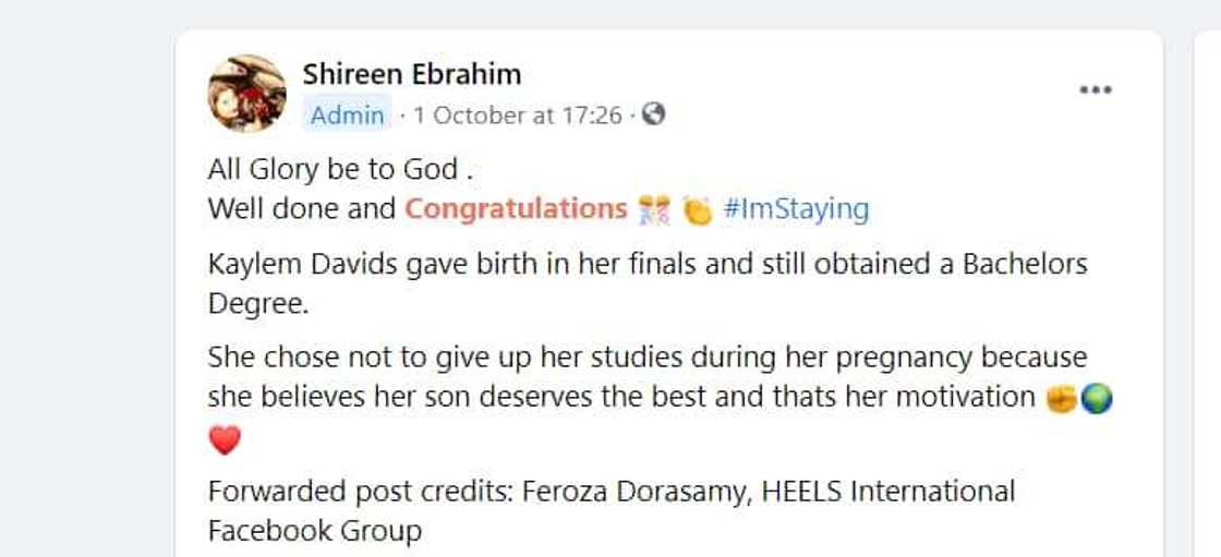 Young momma bags degree despite giving birth during finals, inspires other young mothers Young momma bags degree despite giving birth during finals, inspires other young mothers