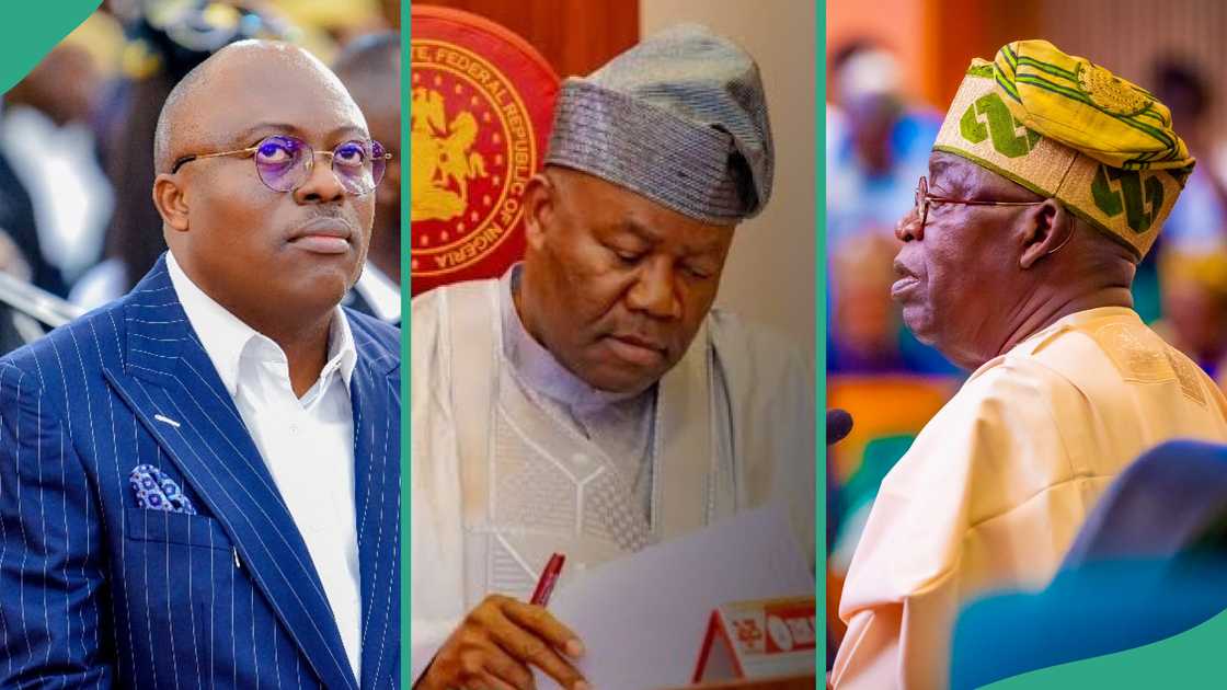 Three senators have staged a walkout against Senate President Godswill Akpabio over their disagreement on the suspension of Governor Siminalayi Fubara by President Bola Tinubu.