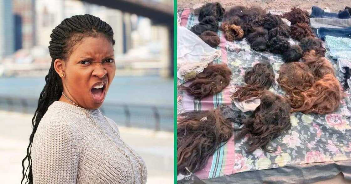 Woman gives away wigs