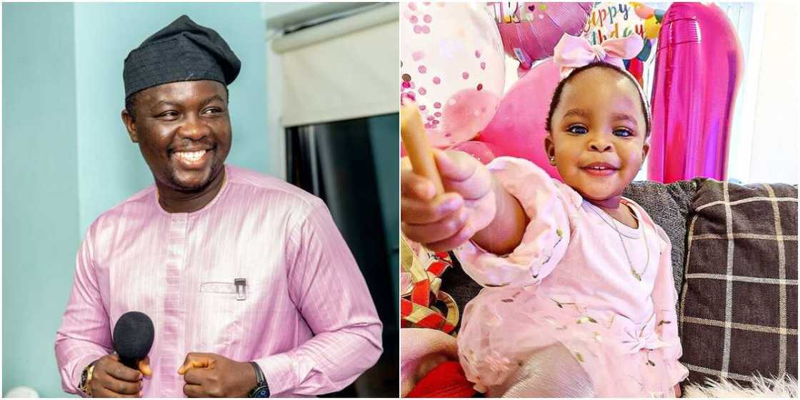 Comedian Seyi Law and his 2nd daughter Comedian Seyi Law and his 2nd daughter