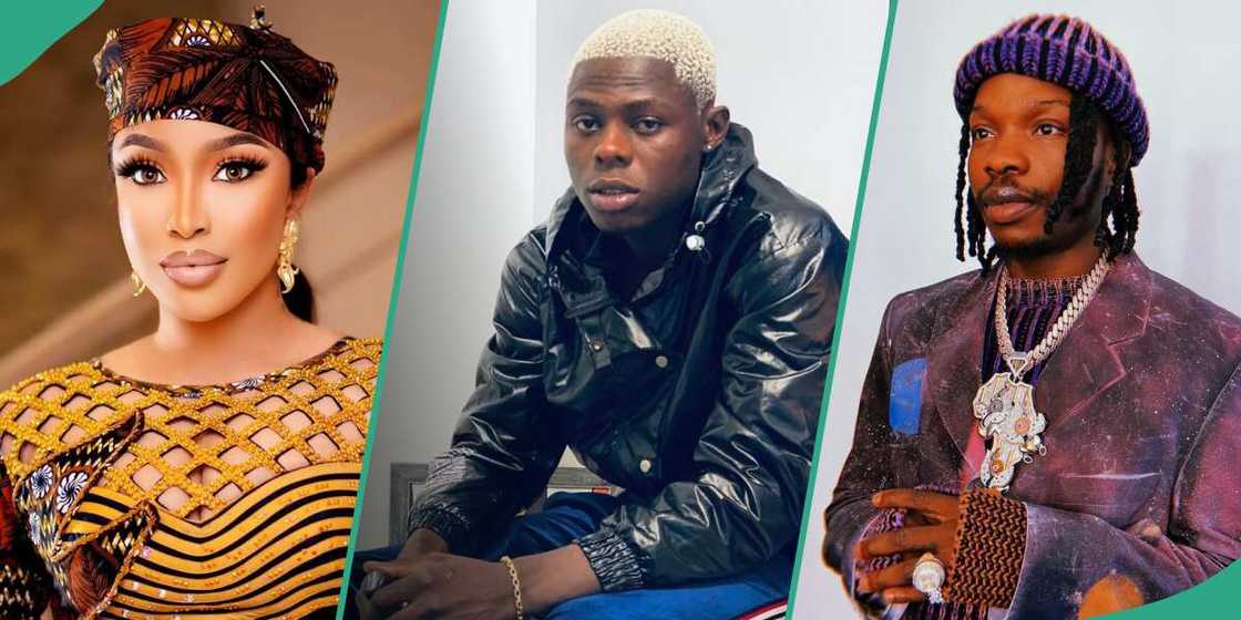 Tonto Dikeh, Naira Marley and Mohbad Tonto Dikeh, Naira Marley and Mohbad
