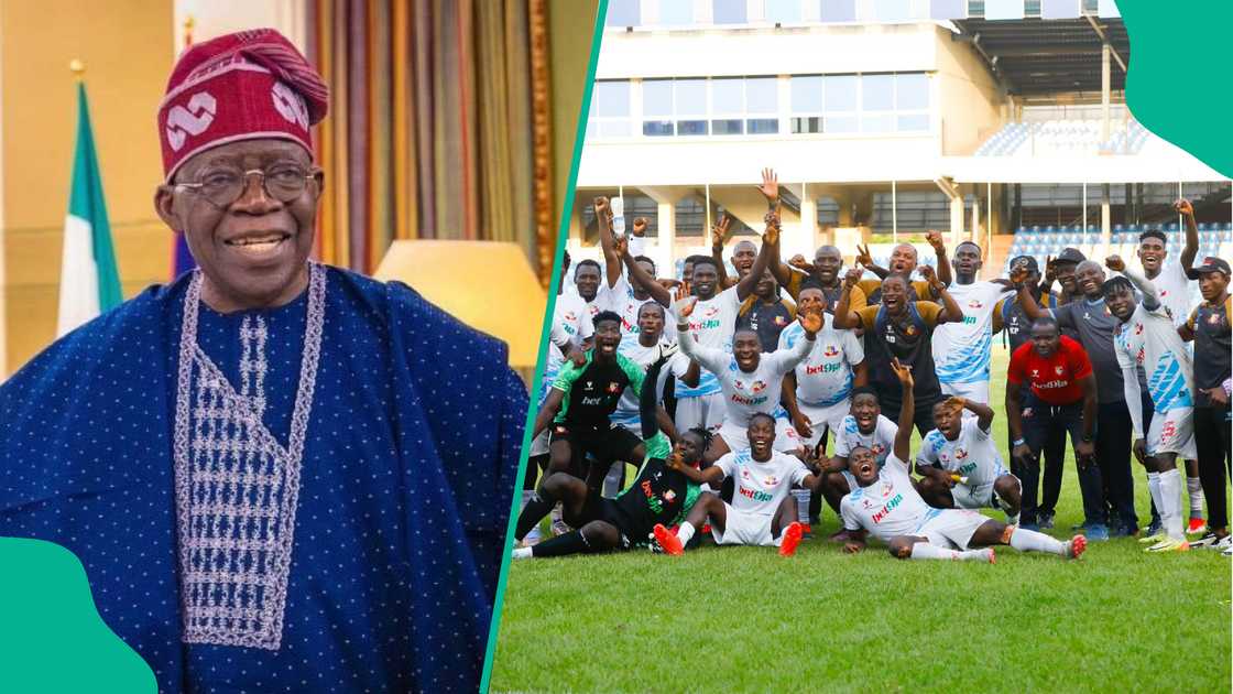 Tinubu celebrates Remo Stars Tinubu celebrates Remo Stars