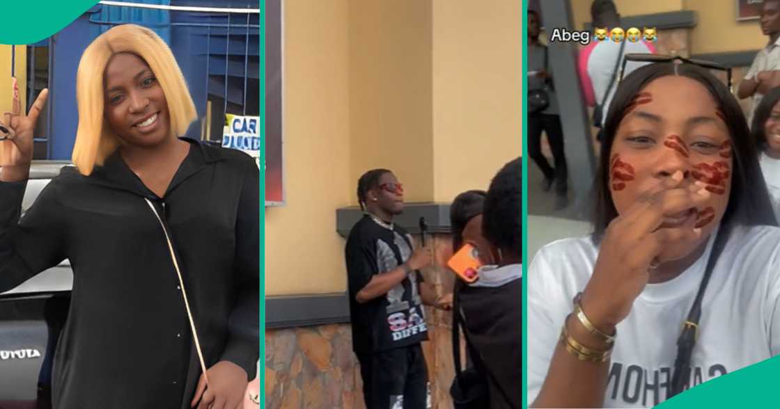 Nigerian Lady Excited As She Sees Asherkine, Makes Video of Him