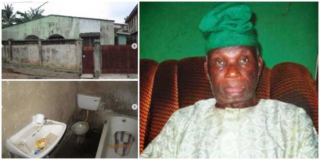 Outrage as Photos of the Current Place Where the Man who Designed Nigeria's Flag Lives Emerge, Many Are Sad Outrage as Photos of the Current Place Where the Man who Designed Nigeria's Flag Lives Emerge, Many Are Sad