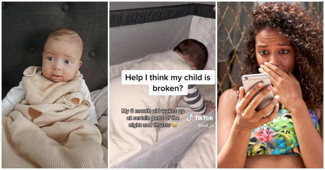 Kid thrusting, video of 6-month-old baby thrusting Kid thrusting, video of 6-month-old baby thrusting
