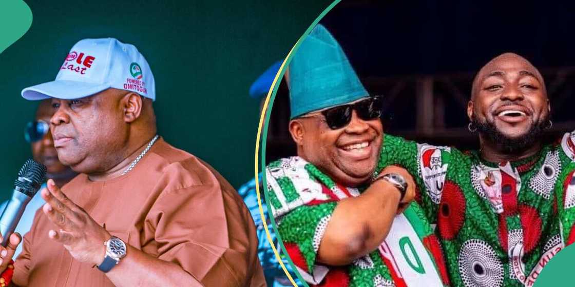 Davido, Governor Ademola Adeleke, Osun governorship election, music career