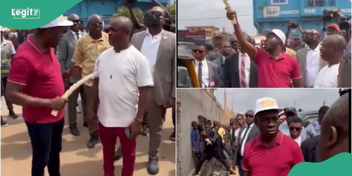 Governor Soludo publicly threatened to sack the LGA boss over the construction defect Governor Soludo publicly threatened to sack the LGA boss over the construction defect