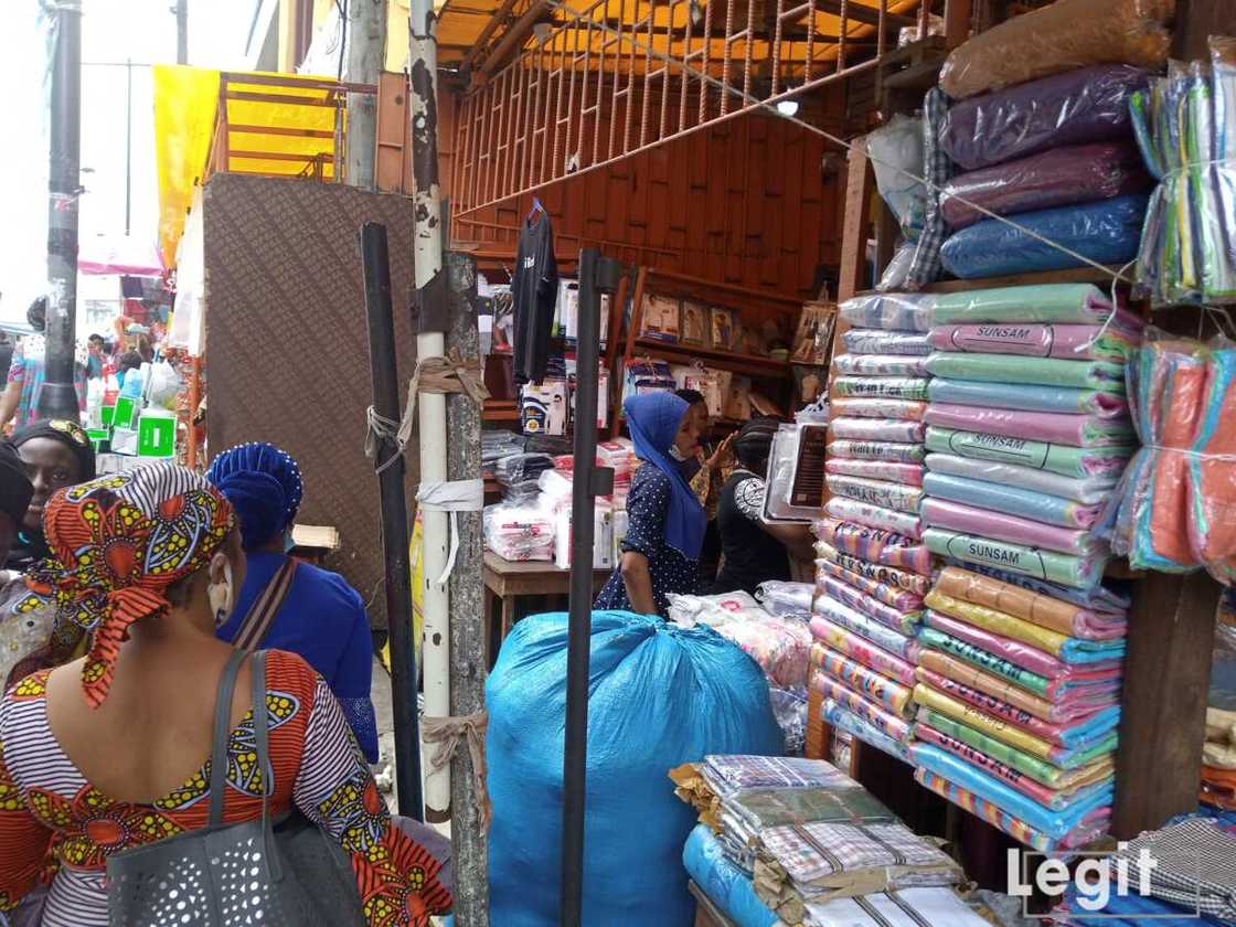 Some materials maintained their initial price but the impact of the economy affected the pace of business so far. Photo credit: Esther Odili