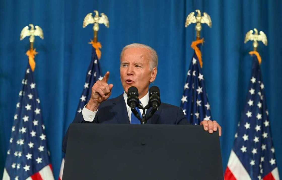 President Joe Biden warned that the refusal of some Republican candidates to accept election results is a 'path to chaos in America' President Joe Biden warned that the refusal of some Republican candidates to accept election results is a 'path to chaos in America'