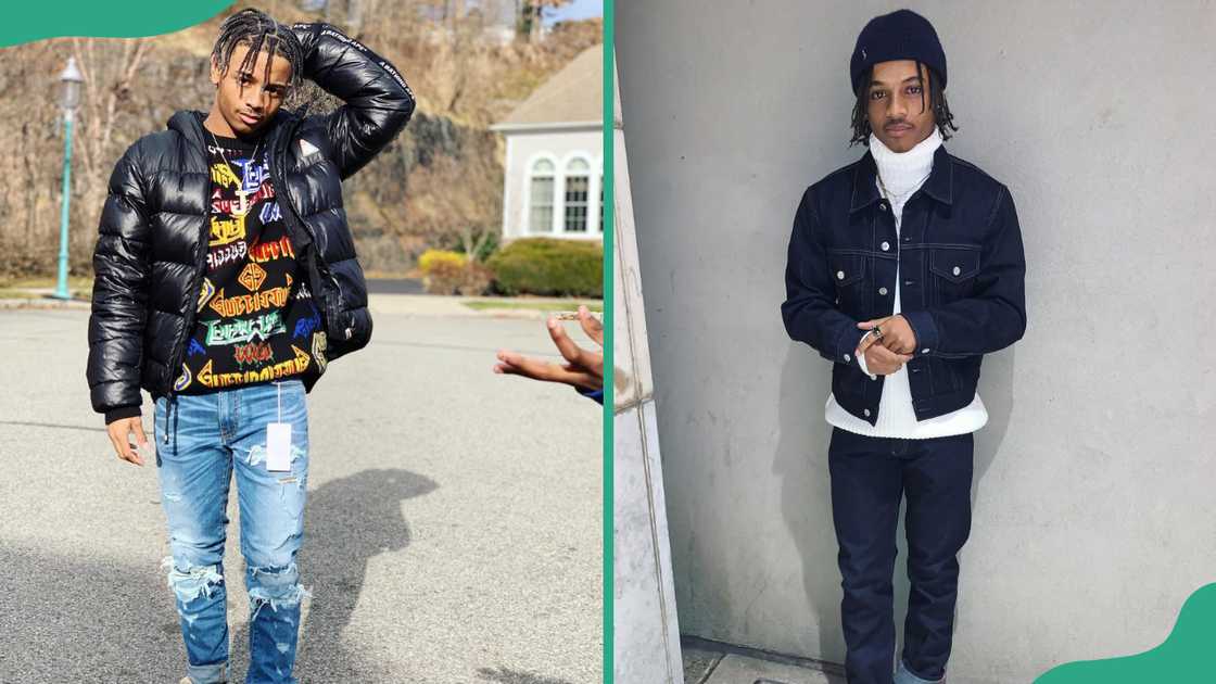 John Marley poses for different photos