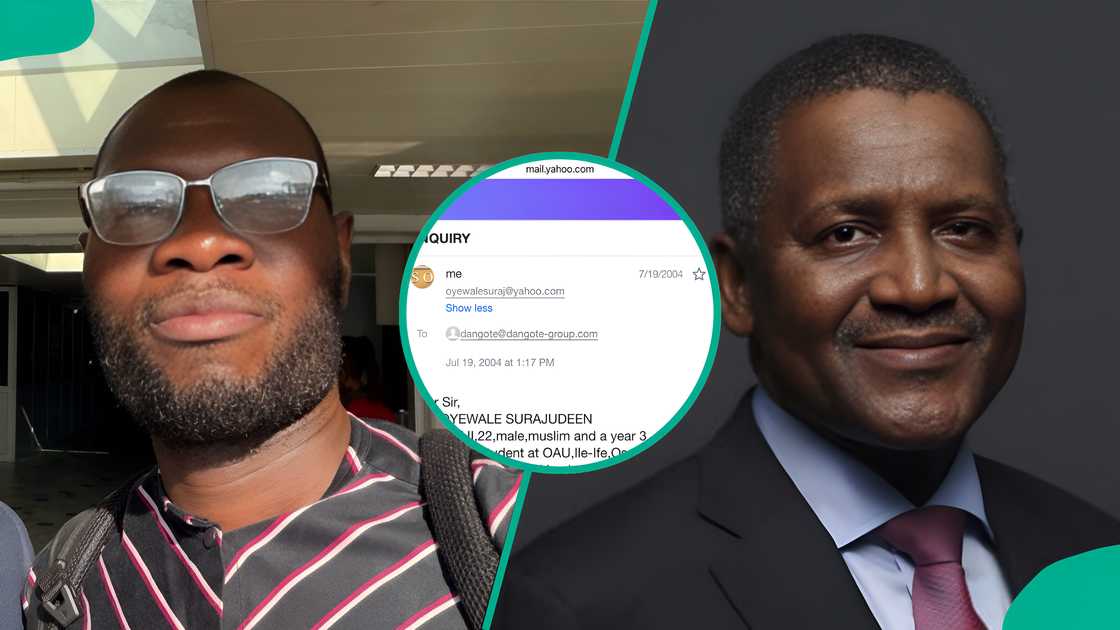 Nigerian man shares his 2004 Dangote job application letter. Nigerian man shares his 2004 Dangote job application letter.