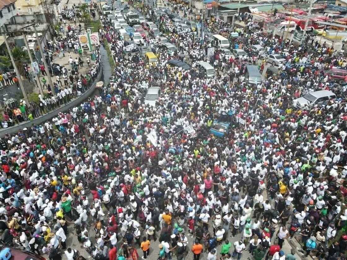 Peter Obi rally in Lagos, obidient movement Peter Obi rally in Lagos, obidient movement
