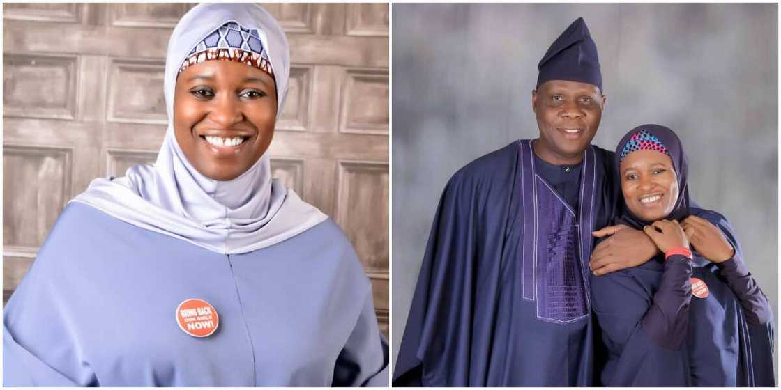 Aisha Yesufu and her husband Aisha Yesufu and her husband