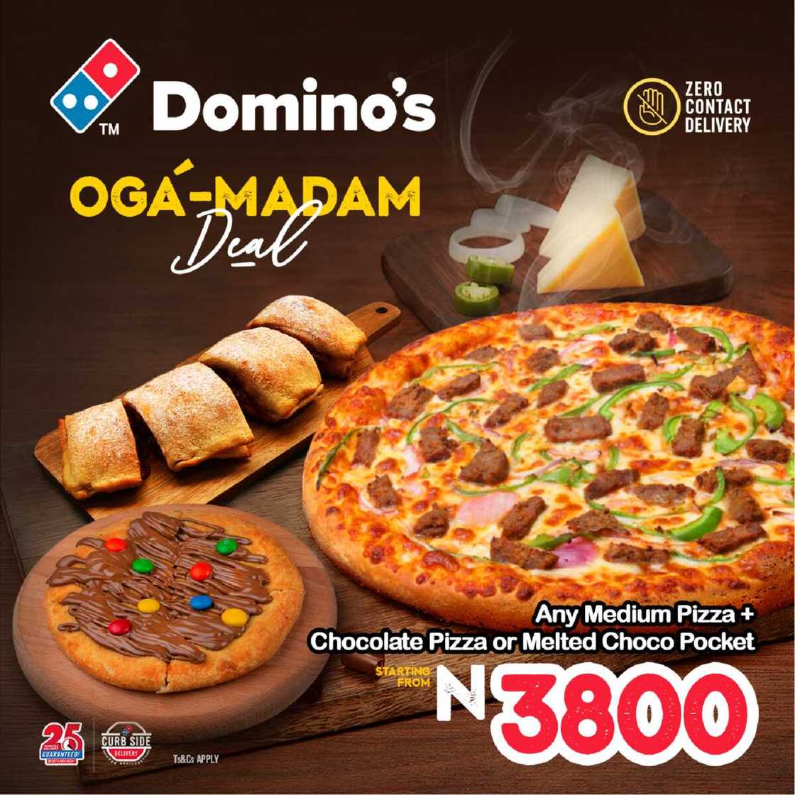 Celebrate a Sheroe today with Domino’s Pizza Oga Madam deal