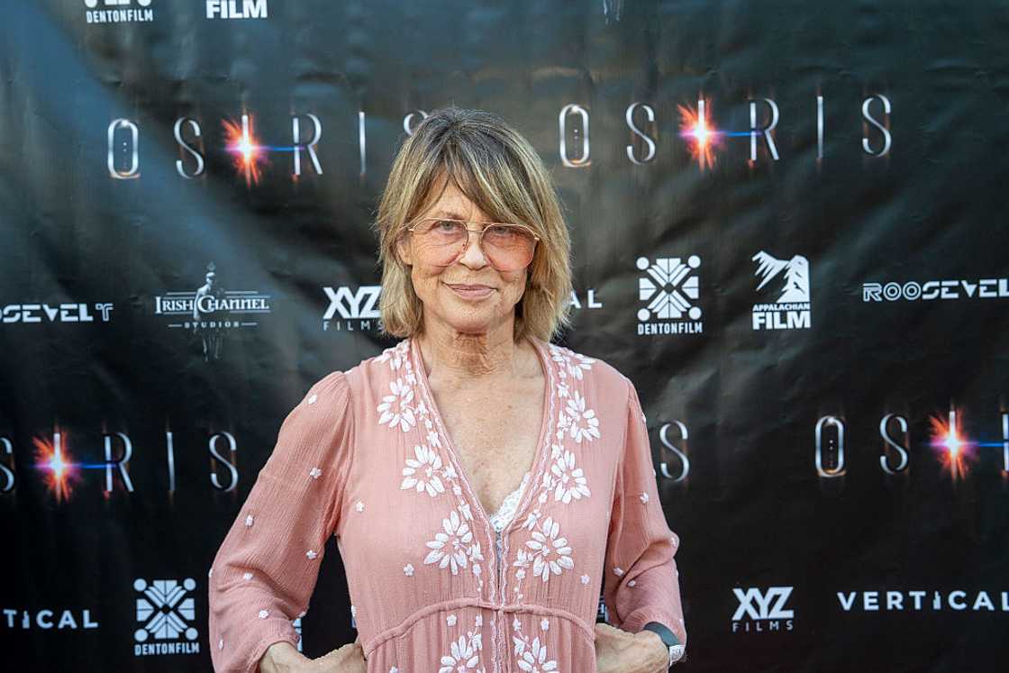 Actress Linda Hamilton at Prytania Theatre Actress Linda Hamilton at Prytania Theatre