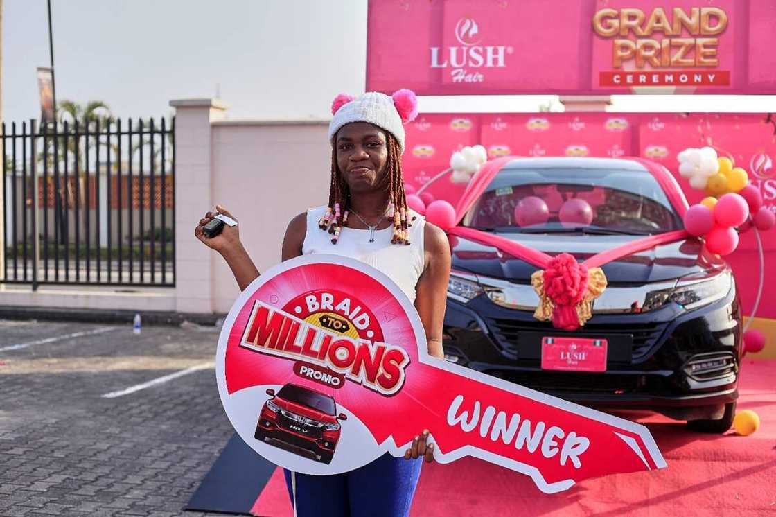 Angel Offornedu Emerges as Grand Prize Winner of Lush Hair ‘Braid To Millions’ Nationwide Promo