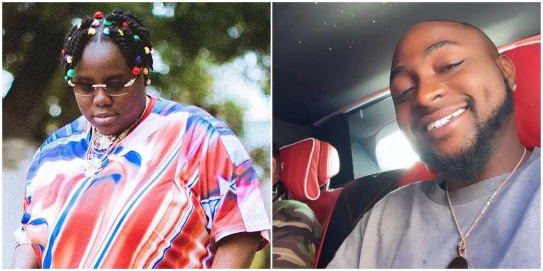 Singer Teni thankful as Davido graciously spends 8 hours with her on music video set Singer Teni thankful as Davido graciously spends 8 hours with her on music video set