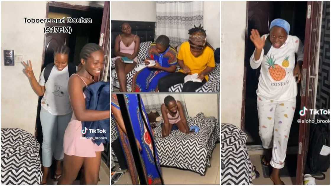 Overnight prayer session/ladies visited friend's house. Overnight prayer session/ladies visited friend's house.
