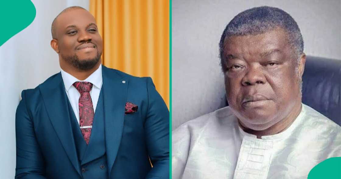 Uma Ukpai's son Dwight breaks silence after his father's death. Uma Ukpai's son Dwight breaks silence after his father's death.