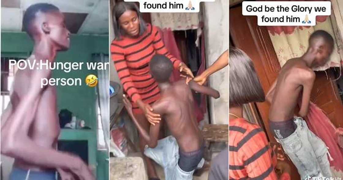 Lady finds boy behind viral 'hunger' sound on TikTok Lady finds boy behind viral 'hunger' sound on TikTok