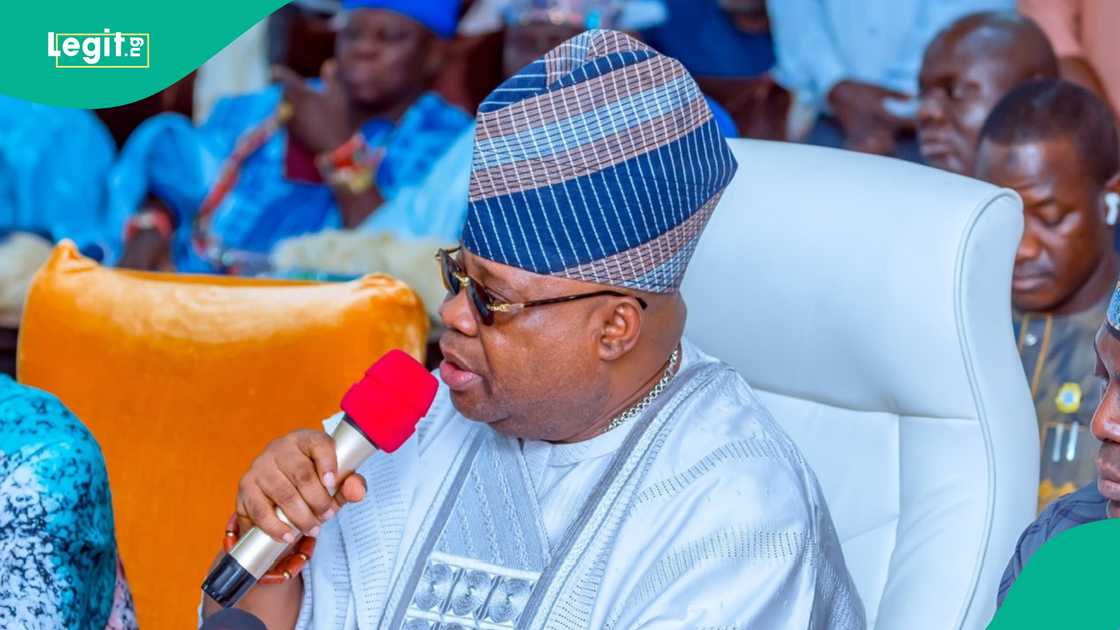 Osun state chapter of the All Progressives Congress faults the prolonged stay of Governor Ademola Adeleke in the United States after the wedding of his nephew, Davido Osun state chapter of the All Progressives Congress faults the prolonged stay of Governor Ademola Adeleke in the United States after the wedding of his nephew, Davido