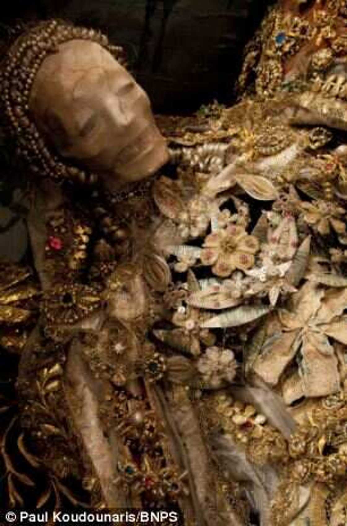 PHOTOS: Skeletal Remains Of Catholic Saints Adorned In Precious Stones