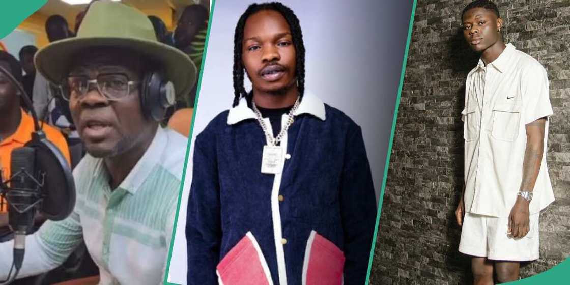 Photos of Oriyomi Hmazat, Naira Marley and Mohbad