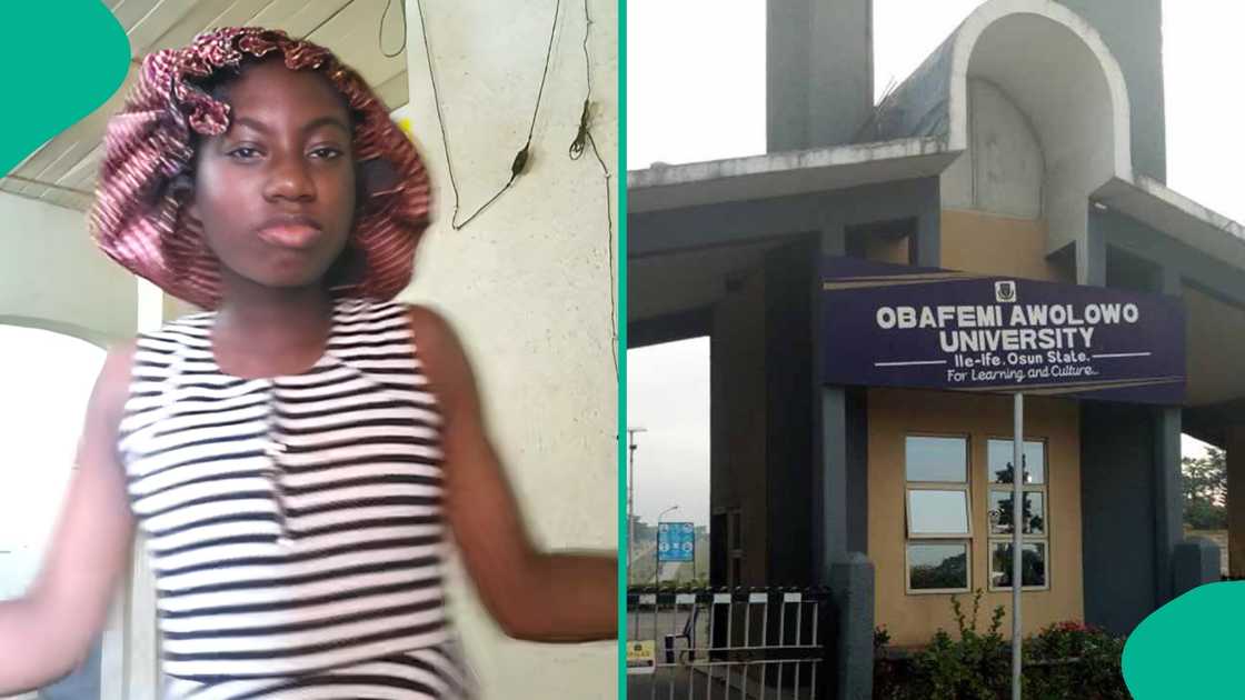 A Nigerian lady gains admission to Obafemi Awolowo University (OAU) A Nigerian lady gains admission to Obafemi Awolowo University (OAU)