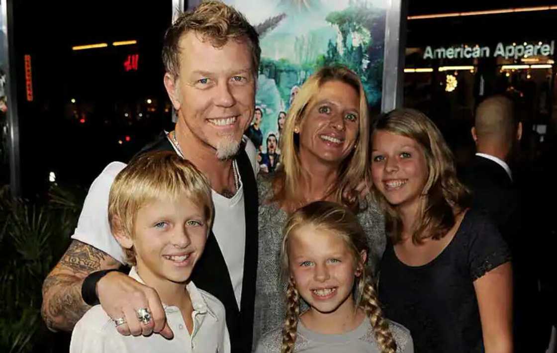 James Hetfield's wife James Hetfield's wife