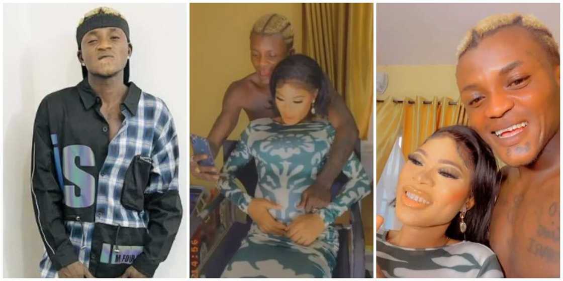 Photos of Portable and his baby mama. Photos of Portable and his baby mama.