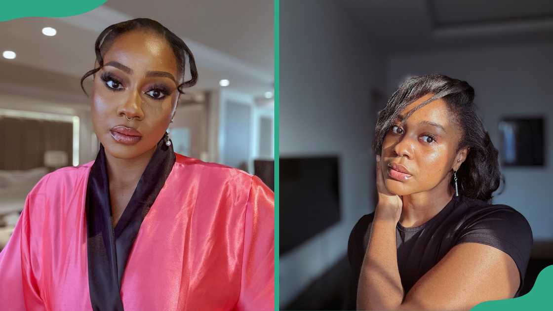 Martha Ehinome in a room with soft lighting and in a dimly lit room Martha Ehinome in a room with soft lighting and in a dimly lit room