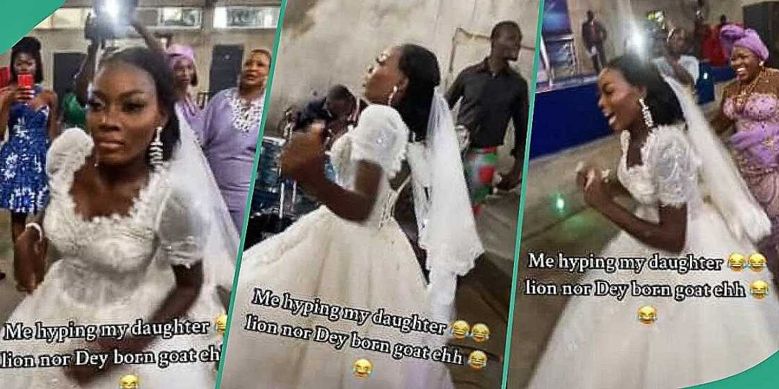 Nigerian bride goes gaga on wedding day