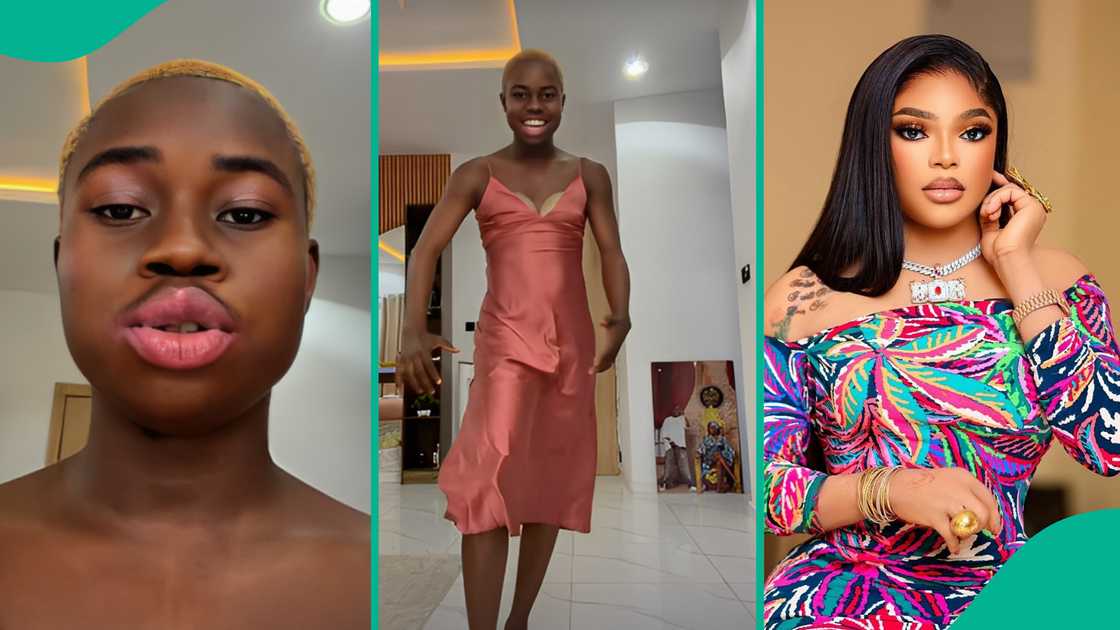 TikTok star Peller shares video of himself in female outfit. TikTok star Peller shares video of himself in female outfit.