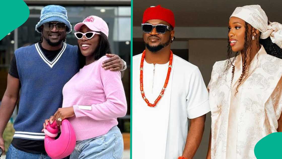 Paul Okoye and Ivy share stylish pictures.