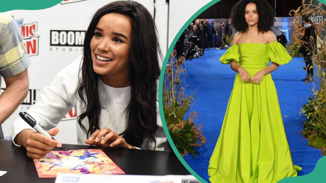 Zoe Robins at a fan meet for Power Rangers: Ninja Steel and on the red carpet for The Wheel of Time. Zoe Robins at a fan meet for Power Rangers: Ninja Steel and on the red carpet for The Wheel of Time.