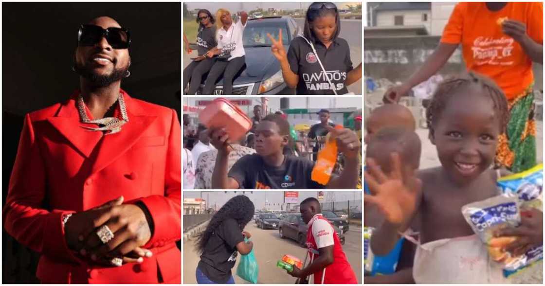 Davido's fans on Valentine's Day. Davido's fans on Valentine's Day.