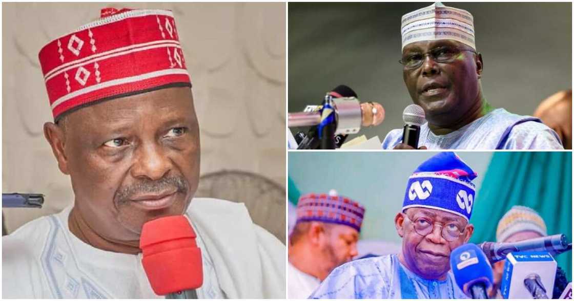 Rabiu Musa Kwankwaso, Atiku Abubakar, APC, PDP, Bola Tinubu, 2023 elections