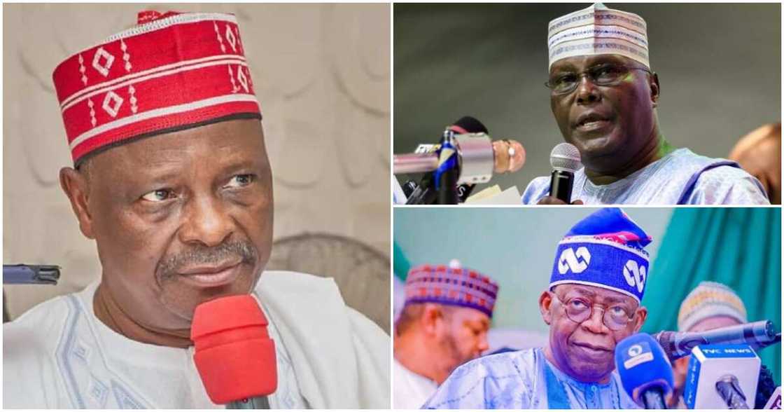 Rabiu Musa Kwankwaso, Atiku Abubakar, APC, PDP, Bola Tinubu, 2023 elections Rabiu Musa Kwankwaso, Atiku Abubakar, APC, PDP, Bola Tinubu, 2023 elections