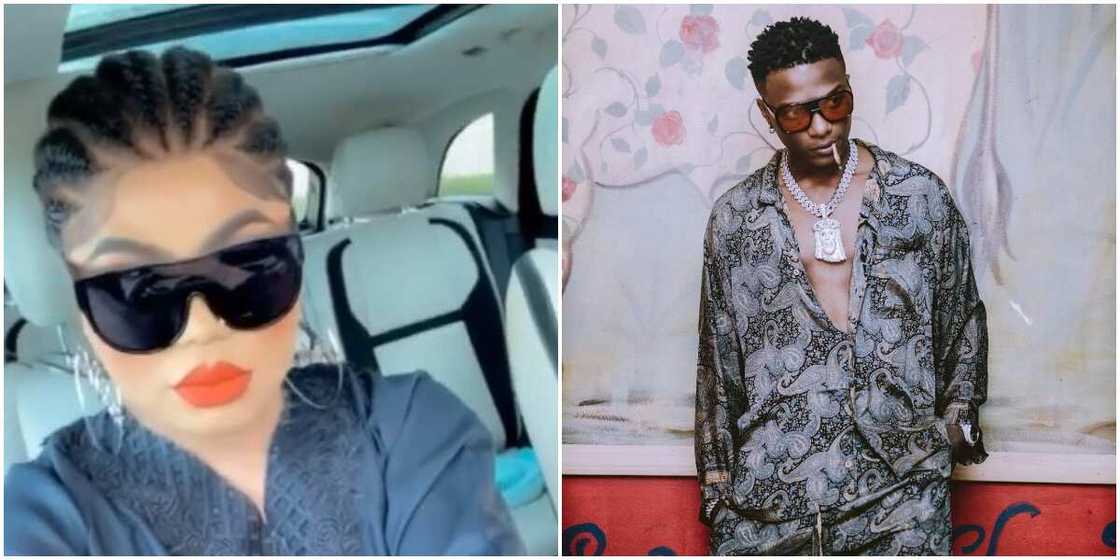 Bobrisky, Wizkid, Davido, music. Bobrisky, Wizkid, Davido, music.