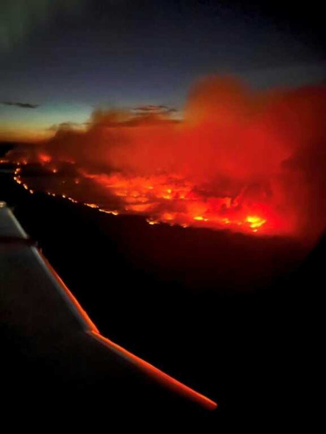 Wildfires threatening Fort Nelson in British Columbia, Canada Wildfires threatening Fort Nelson in British Columbia, Canada