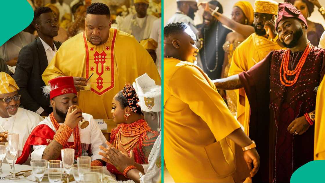 Davido's 32nd birthday: Cubana Chiefpriest celebrates. Davido's 32nd birthday: Cubana Chiefpriest celebrates.