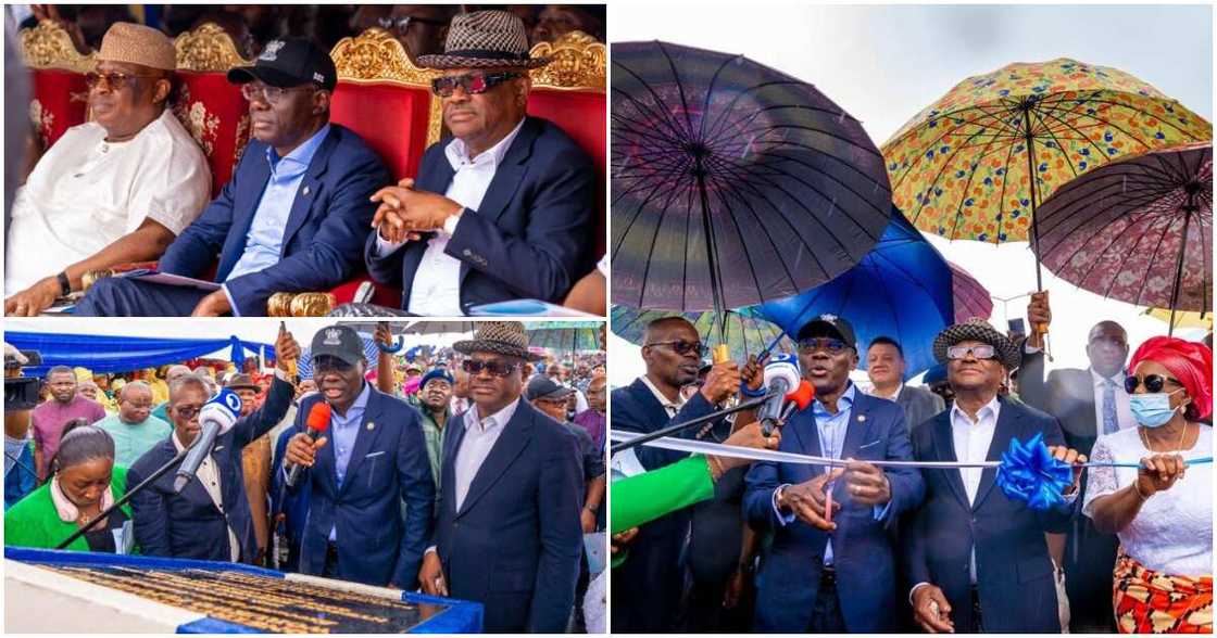 Nyesom Wike, Lagos state governor, Babajide Sanwo-Olu Nyesom Wike, Lagos state governor, Babajide Sanwo-Olu