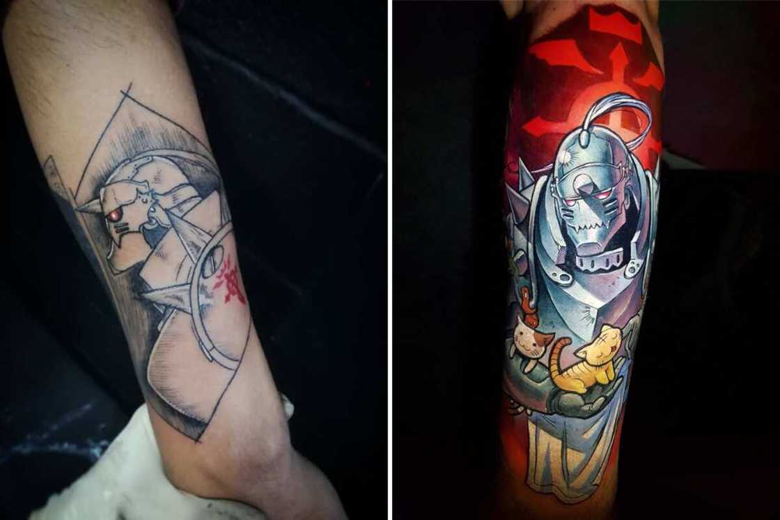 Cool anime tattoos