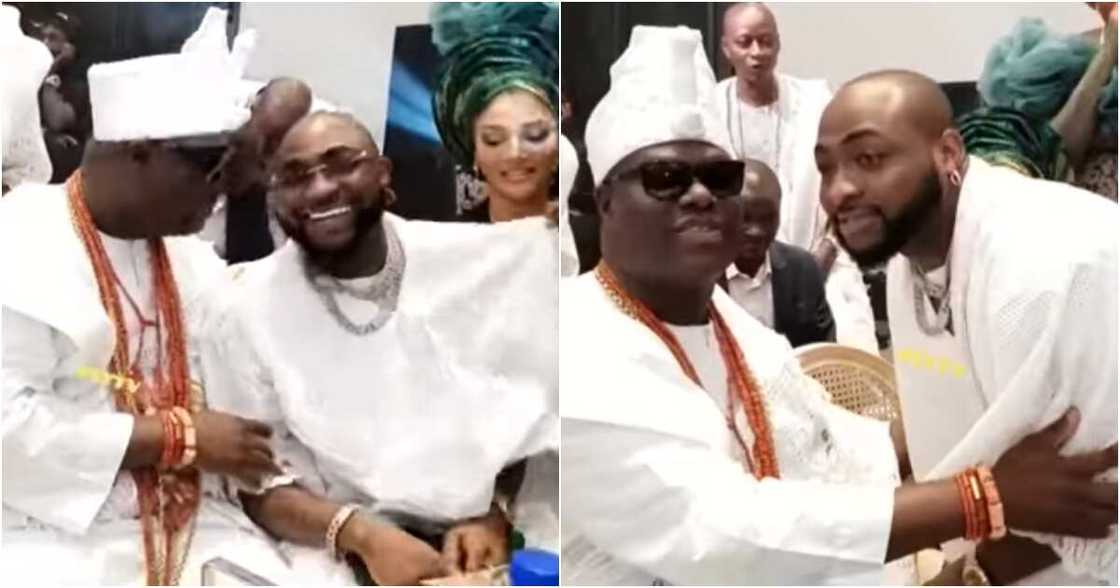 Davido and Ooni Davido and Ooni