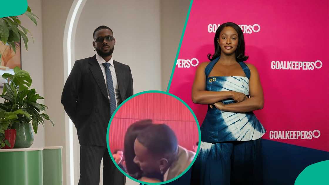 Nigerian online users appreciate Cuppy's parents after viral moment with Adekunle Gold.