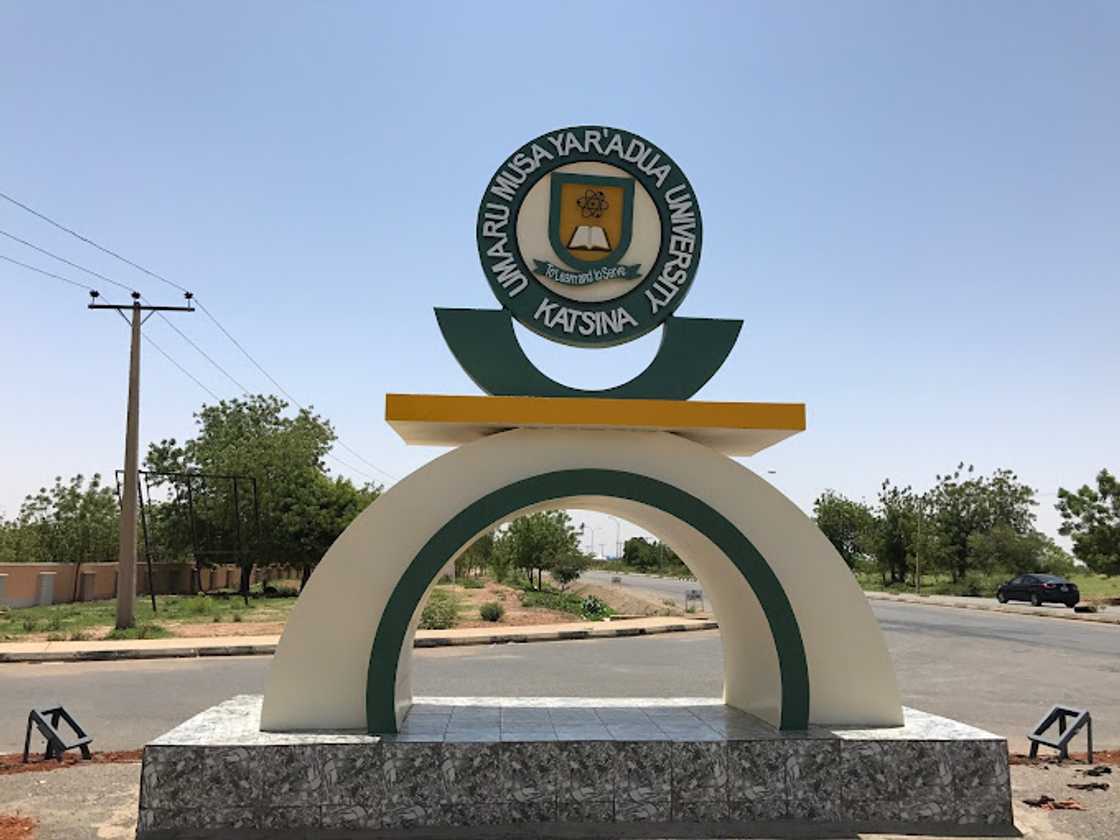 Umaru Musa Yar’Adua University (UMYU) signpost