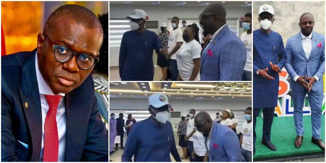 Governor Sanwo-Olu, Jim Iyke Governor Sanwo-Olu, Jim Iyke