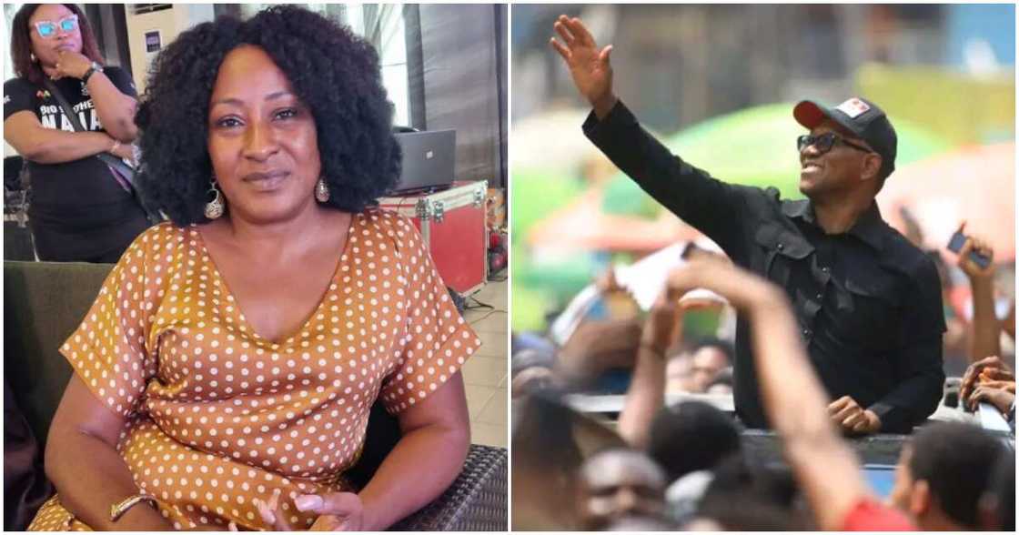 Man bashes Ireti Doye for supporting Peter Obi.