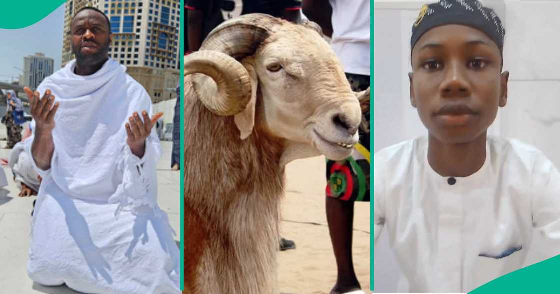 Nollywood actor Femi Adebayo brings joy to young Quran reciters this Eid by giving away a ram and cash prizes. Nollywood actor Femi Adebayo brings joy to young Quran reciters this Eid by giving away a ram and cash prizes.